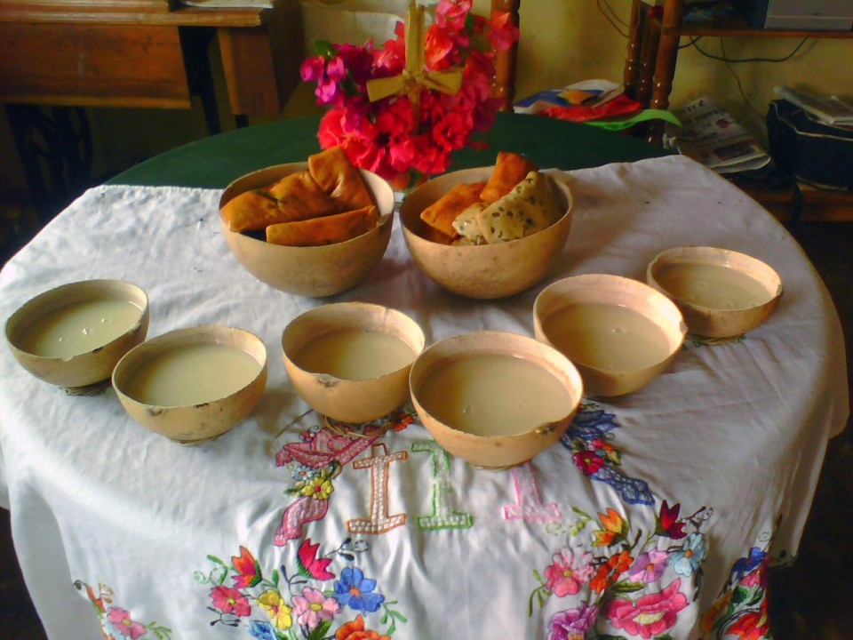 Ofrenda de chachak waaj y sa'